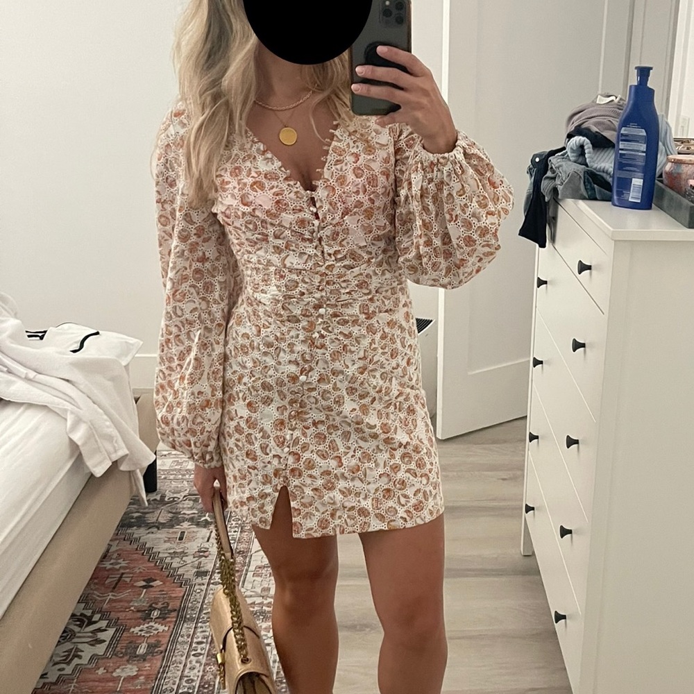 NEW Bardot XS Balloon Sleeve Dress